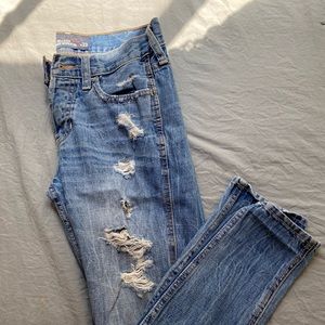 Low-rise Boyfriend jeans